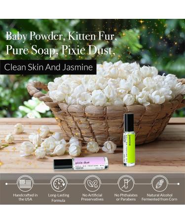 DEMETER Fragrance Library Classic Roll On Perfume Oil Set - 6 Unique Scents: Baby Powder Kitten Fur Pure Soap Pixie Dust Clean Skin Jasmine International Shipping Available - Buy Online on GoSupps.com
