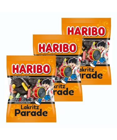 Haribo Liquorice Parade & Fruit Gum - 3 Pack (200g) | International Shipping Available - Buy Online on GoSupps.com