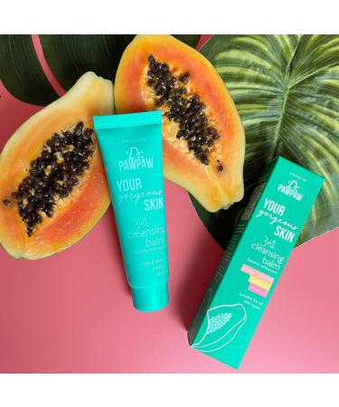 Dr.PAWPAW Your Gorgeous Skin 3 In 1 Cleansing Balm - Lightweight Brightening Conditioning & Hydrating (50ml) | Shop Internationally - Buy Online on GoSupps.com