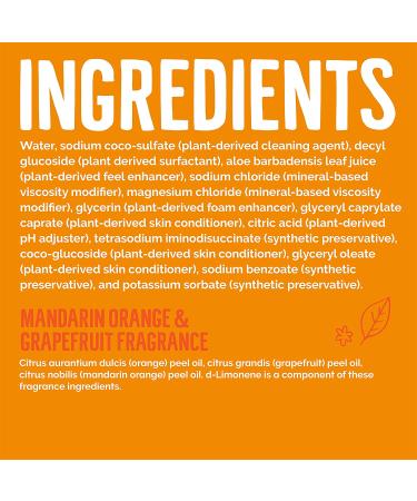 Seventh Generation Hand Wash - Mandarin Orange & Grapefruit Scent, 12oz | Eco-Friendly Clean - Buy Online on GoSupps.com