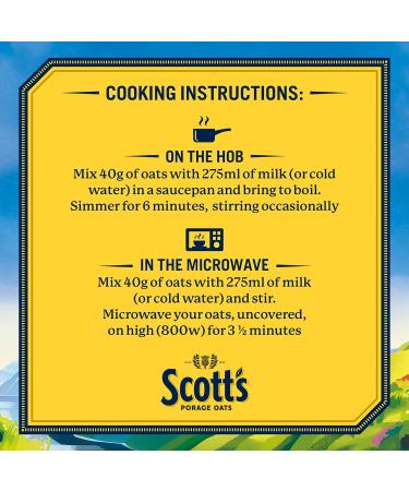 Scott's Original Porridge Oats 1kg - Pack of 1 | Buy Online - Buy Online on GoSupps.com