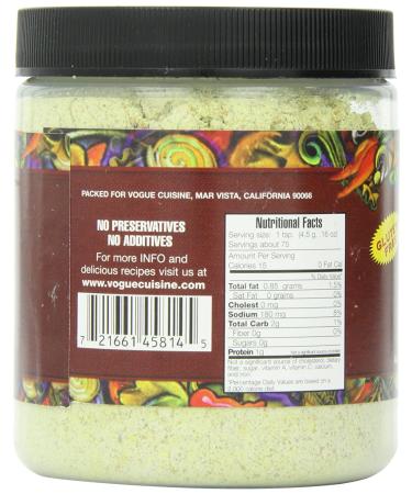 Vogue Cuisine Vegetarian Beef Soup Seasoning Base 12oz - Low Sodium, Gluten Free, All Natural Ingredients - Buy Online on GoSupps.com