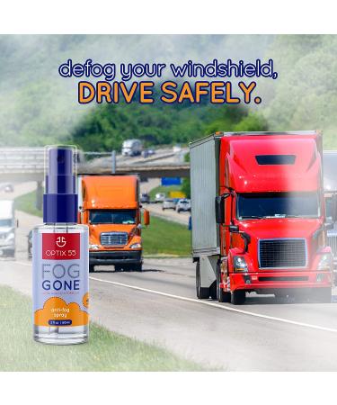 Optix 55 Anti-Fog Spray for Glasses & Lenses - Large 16 oz | Eyewear & Goggles Fog-Free Solution - Buy Online on GoSupps.com