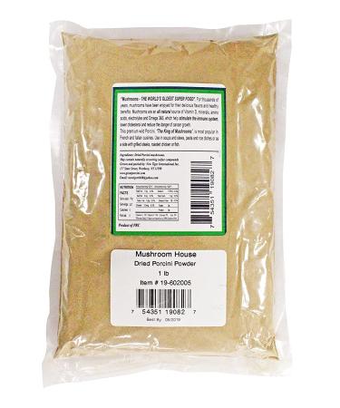 Mushroom House Porcini Dried Mushroom Powder 1 Lb - Premium Grade - Buy Online on GoSupps.com