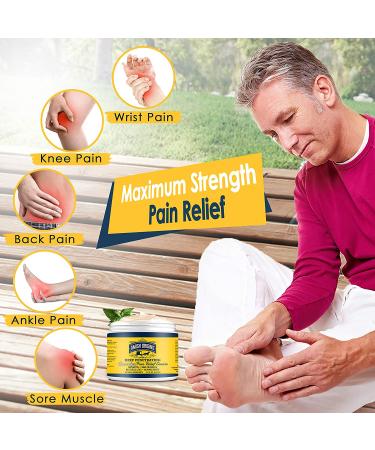 Amish Origins Deep Penetrating Pain Relief Cream - 3.5 oz Greaseless Formula - Buy Online on GoSupps.com