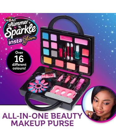 Buy Shimmer & Sparkle InstaGlam All-in-One Kids Makeup Set - Washable Real Makeup Purse for International Shipping - Buy Online on GoSupps.com