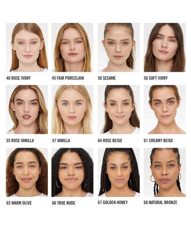Manhattan Lasting Perfection Foundation 25 Hours - True Nude 66 | Moisturizing High Coverage for Flawless Complexion | 30ml - International Shipping Available - Buy Online on GoSupps.com