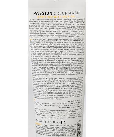 Alter Ego Passion Color Mask - Nutrient Color Treatment - Vanilla - 250 ml | Best Color Care for Vibrant Hair | International Shipping Available - Buy Online on GoSupps.com