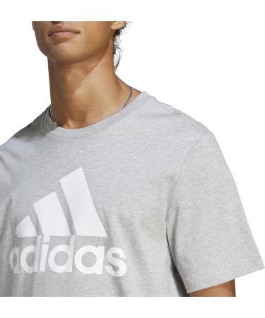 Buy adidas Men's Essentials Long Sleeve T-Shirt - Big Logo XL Medium Grey Heather | International Shipping Available - Buy Online on GoSupps.com