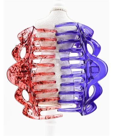 Prettyou Large Crystal Hair Claw Clips for Thick Hair - 2 Pack (Set 3) - Buy Online on GoSupps.com