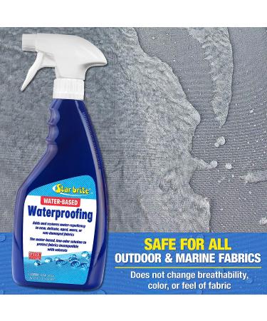 STAR BRITE Water-Based Waterproofing Spray 22 Oz - Adds UV Protection and Restores Water-Repellency for Delicate, Aged, Worn, or Sun-Damaged Fabrics - Buy Online on GoSupps.com