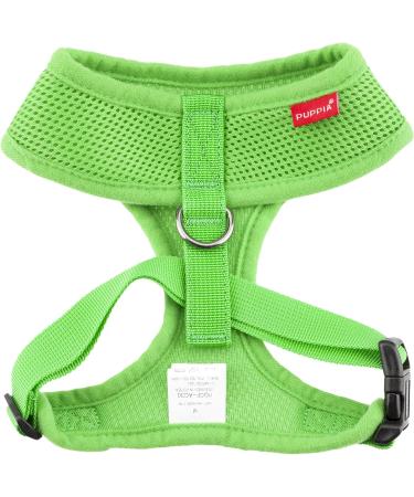 Buy Puppia Dog Harness for Small & Medium Dogs - Super Soft Multi-Color | Atani Puppy Dishes - XS Green - Buy Online on GoSupps.com