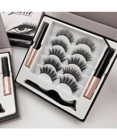 Best 2023 Waterproof Reusable Eyelashes Kit | Magnetic Eyelashes with Applicator & Mirror | Vegan-Friendly No Glue Needed - Buy Online on GoSupps.com