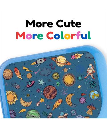 Cute Retainer Holder Case with Funny Cartoon Design - Blue | 1 Pack Aligner & Night Guard Case with Space Patterns - Buy Online on GoSupps.com