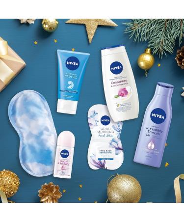 NIVEA Cashmere Soft Gift Set (6 Pieces) Relaxing and Refreshing NIVEA Gift Set Includes Shower Cream Face Wash Face Mask Body Lotion and More Gifts for Women - Buy Online on GoSupps.com