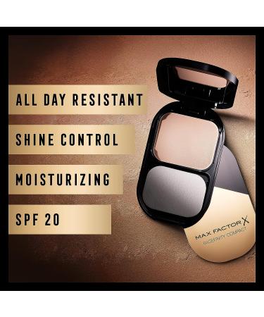 Max Factor Facefinity Compact Foundation SPF20-02 Ivory - Long-lasting, Matte Finish - Buy Online on GoSupps.com