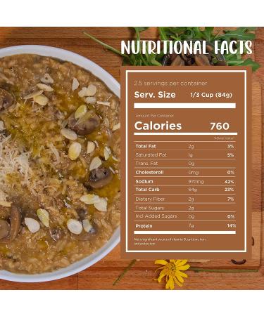 Porcini Mushrooms Riso Scotti Ready Meal - Italian Seasoned Risotto - Easy Dinner Side Dish - 7.4 oz - Buy Online on GoSupps.com