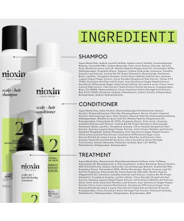 Nioxin Sistema 2 ThreePhase Kit Shampoo 300ml Conditioner 300ml Treatment 100ml advanced thinning kit - Buy Online on GoSupps.com