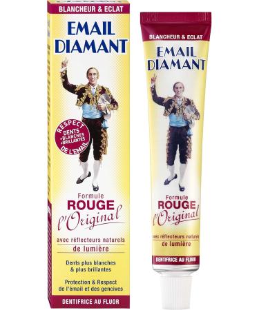 EMAIL DIAMANT Dentifrice Formule Rouge 75 ml - Premium Whitening Toothpaste for Healthy Teeth & Fresh Breath - Buy Online Internationally - Buy Online on GoSupps.com
