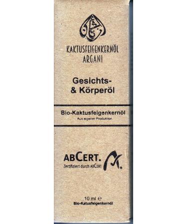 Argani Organic Cactus Core Oil 10ml - Cold Pressed Vegan Certified Organic for Skin Hair Nails Face & Body | Nature Cosmetics - Buy Online on GoSupps.com