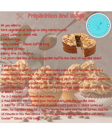 Rich Coffee Betty Crocker Cake Mix 425g - Buy Online on GoSupps.com