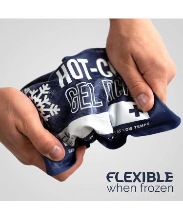 Gelpacks Direct Hot Cold Gel Pack (Large 28 x 18 cm) with Non-Woven Sleeve - Ice & Heat Pack for Sports Injuries - Microwavable & Reusable - Buy Online on GoSupps.com