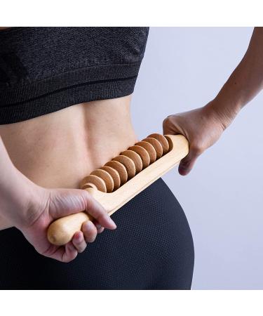 Mikako Wooden Therapy Massage Roller Stick for Colombian Maderotherapy | Lymphatic Drainage & Muscle Relief Tool - Buy Online on GoSupps.com