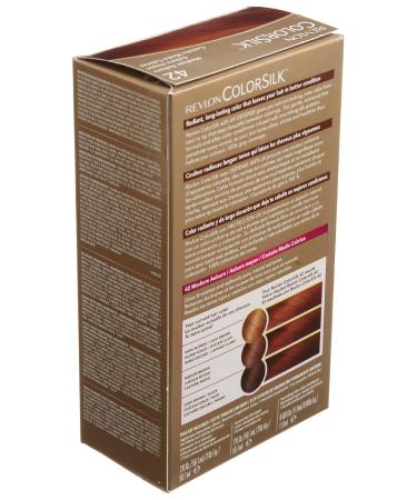 Revlon Colorsilk Haircolor in Medium Auburn - Vibrant Long-Lasting Color for All Hair Types | Shop Now - Buy Online on GoSupps.com