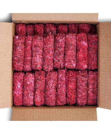 Dragon's Blood Sage Smudge Sticks - House Cleansing & Negative Energy Cleanse | 4 Inch Bundles (3) for Meditation & Yoga - Buy Online on GoSupps.com