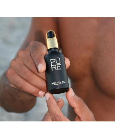 Certified Organic Beard Oil - 100% Natural Ingredients | The Pure Collection | Genuine Oud | Award Winning - Buy Online on GoSupps.com