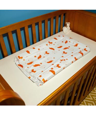 Callowesse Baby Changing Mat 79x47cm | Waterproof, Portable, Foldable | Red Foxes Design - Buy Online on GoSupps.com