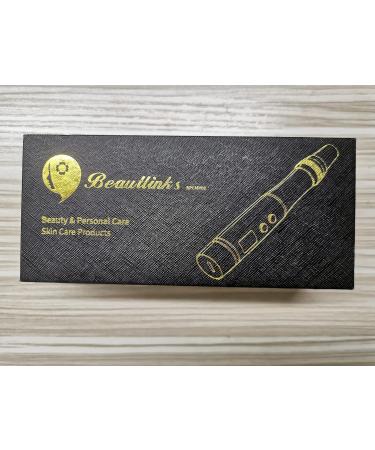 Beauty Links Electric Microneedling Pen with 4 LED Lights - 0-2.5mm Skin Rejuvenation Tool for Anti-Acne & Anti-Aging - Includes 10 Needle Cartridges - Buy Online on GoSupps.com