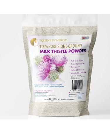 100% Pure Stone-ground Milk Thistle for Horses 1kg - Equine Detoxification immune support and liver health - Buy Online on GoSupps.com