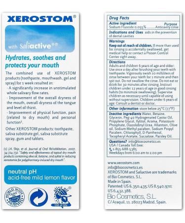 Xerostom Drymouth Anticavity Bundle: Mouthwash, Toothpaste, Gel Pack - Buy Online on GoSupps.com