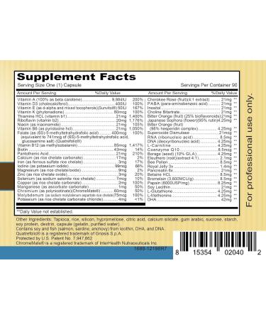 Priority One Vitamins Complete One Daily 90 Capsules - Multi Vitamin Mineral Complex - Buy Online on GoSupps.com
