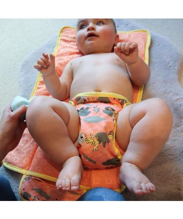 Close Parent Pink Cheetah Waterproof Nappy Cover | Adjustable Popper Design | Eco-Friendly for Newborn to Toddler - Buy Online on GoSupps.com