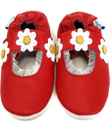 MiniFeet Premium Soft Leather Baby Shoes - Buy 4 Pairs, Get 1 Free! Toddler Shoes - Red Sandal (0-6 Months to 4-5 Years) - Buy Online on GoSupps.com