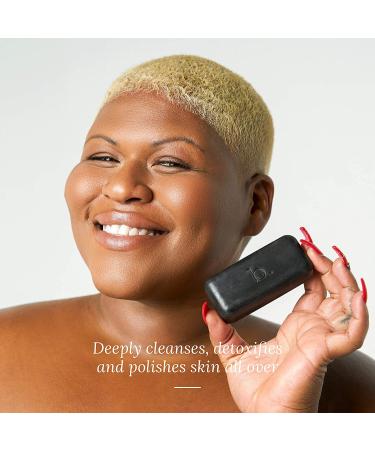 Black Gold Polishing Bar 2 Pack - Buttah Skin by Dorion Renaud - Activated Charcoal Soap with African Cocoa Butter & Shea Butter - Black Owned Skincare for Men/Women - Buy Online on GoSupps.com