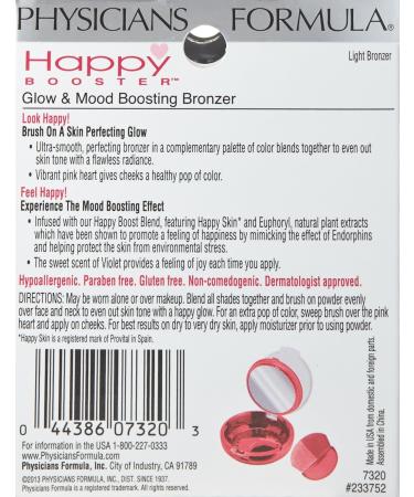 Physicians Formula Happy Booster Glow & Mood Boosting Powder - Light Bronzer 0.4 oz | Buy Internationally - Buy Online on GoSupps.com