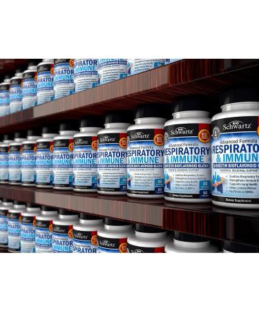 BioSchwartz Respiratory & Immune Lung Support Supplement with Quercetin (1 Month Supply) Plus Elderberry Gummies with Zinc and Vitamin C for Adults Immune Support (1 Month Supply) - Buy Online on GoSupps.com