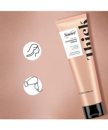Suave Thickening Hair Cream & Heat Protectant 5 oz - Simply Styled for Thick-Looking Hair - Buy Online on GoSupps.com