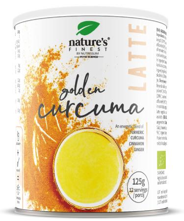 Nature's Finest Golden Curcuma Latte | Organic herbal tea blend turmeric cinnamon and ginger | Vegan and vegetarian 1