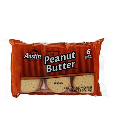 Kellogg Austin Toasted Peanut Butter Crackers, 5.5 oz