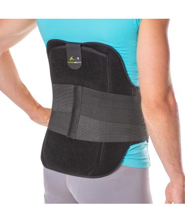 BraceAbility LSO Back Brace for Herniated, Degenerative & Bulging Disc Pain Relief, Sciatica, Spine Stenosis | Medical Lumbar Support Device for Post Surgery & Fractures with Hot/Cold Therapy (2XL) 2X-Large (Pack of 1)