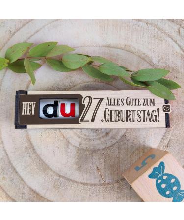 27th Birthday Chocolate Bar Gift Box - Unique Gift Ideas & Decorations for Men & Women - Buy Online on GoSupps.com