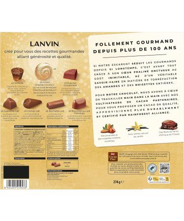 LANVIN - Milk Chocolate Assortment - 274 g - Buy Online on GoSupps.com