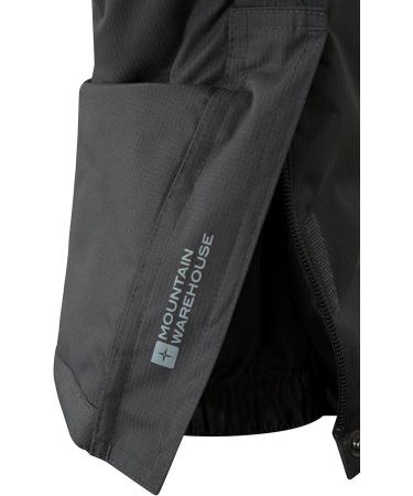 Mountain Warehouse Raptor Ski Pants for Kids | Dark Gray Reinforced Knee Snow Density Pockets & Zipper Ankle | Winter Gear for Boys & Girls 3-4 Years - Buy Online on GoSupps.com