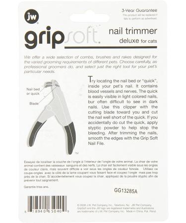 JW Pet Company Deluxe Nail Trimmer for Cats - Trim Safely and Easily - Buy Online on GoSupps.com