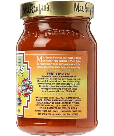 Mrs. Renfro's Mango Habanero Salsa - Spicy & Sweet Fusion | Buy Online - Buy Online on GoSupps.com