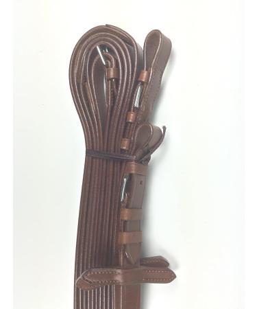 Buy GS-Sports 6m Long Leather Reins for Groundwork - Durable Silver-Colored Buckles - Buy Online on GoSupps.com